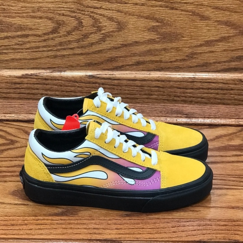 Vans Old Skool‎ Flame Banana Black Shoes - Picture 3 of 6